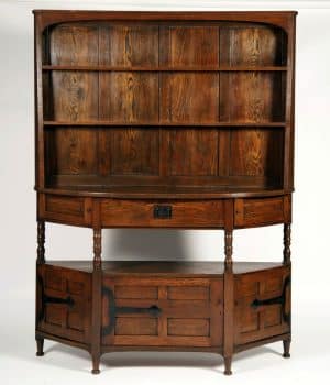 The Society of Artists Oak Dresser, exhibited at The Glasgow Exhibition of 1901