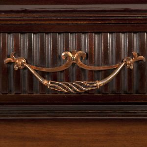 Inlaid mahogany cabinet-231