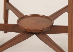 A Morris & Co. walnut occasional table-435