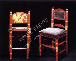 A pair of side chairs by William Burges-0