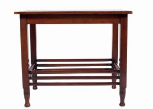 A mahogany table -0