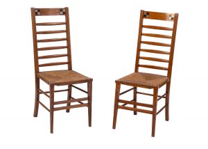 A pair of Glasgow School chairs