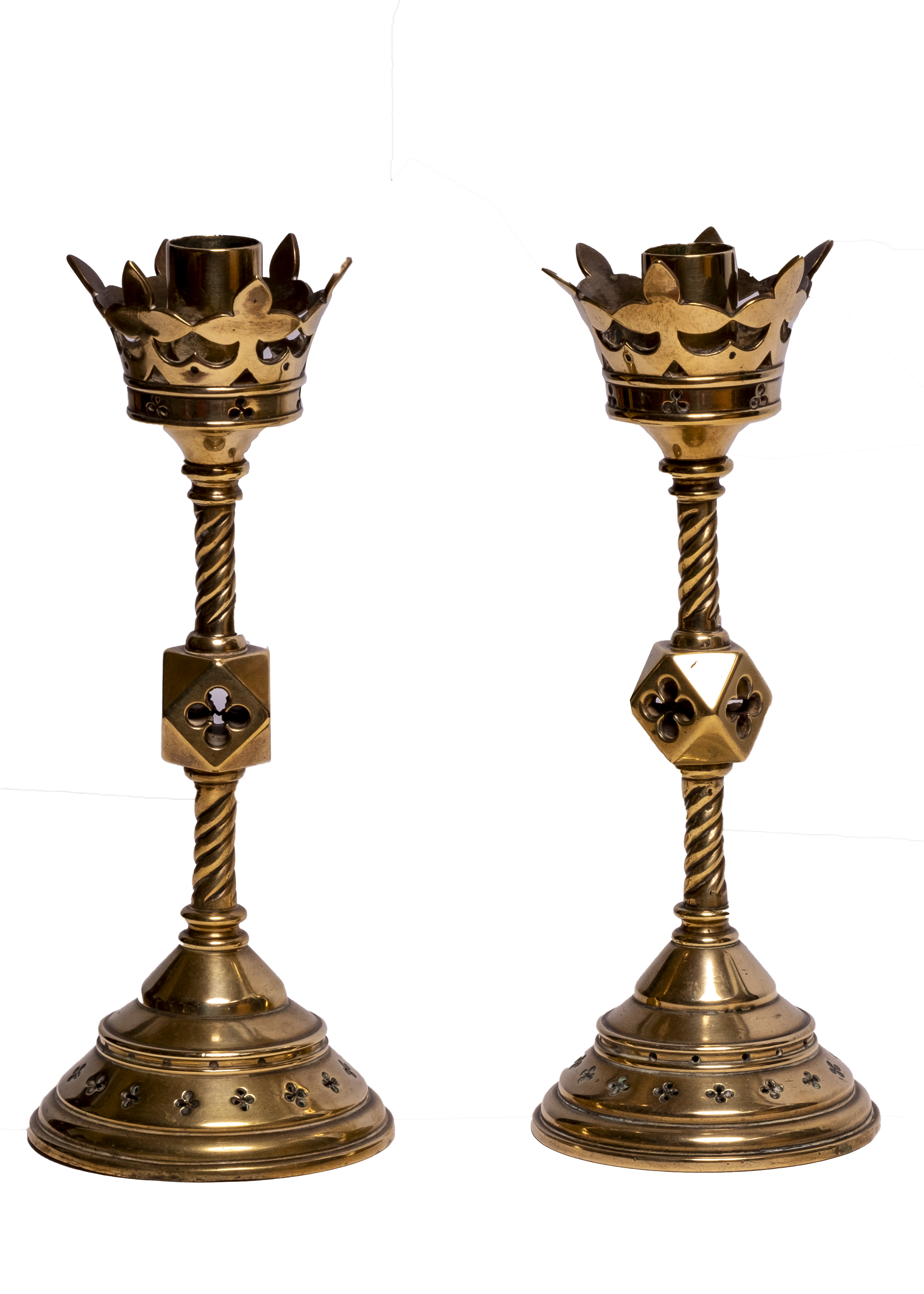 A pair of Gothic Revival candlesticks - Paul Reeves